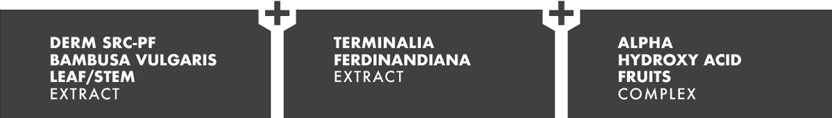 DERM SRC-PF BAMBUSA VULGARIS LEAF/STEM EXTRACT, TEMINALIA FERDINANDIANA EXTRACT, ALPHA HYDROXY ACID FRUITS COMPLEX